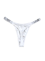 3 Pack Sexy Rhinestones Thong Bikini Underwear Stylish Shiny T-Back Panties for Women