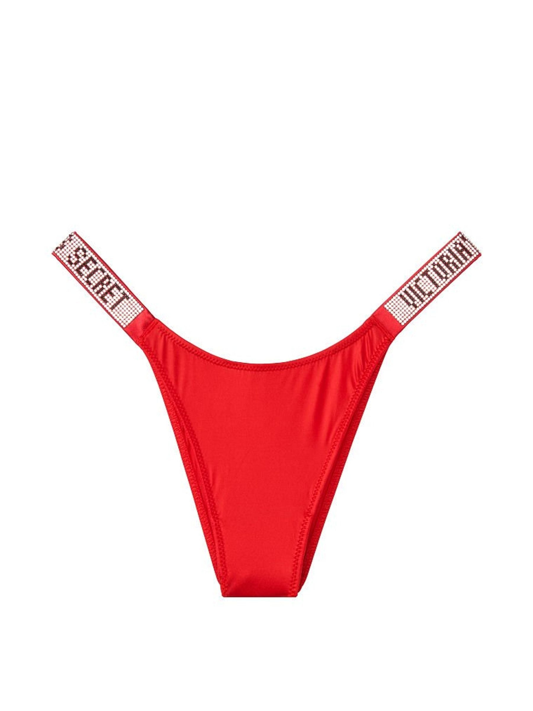 Shine Strap Push-Up Set - Red | Victoria's Secret
