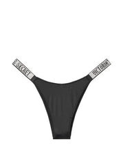Shine Strap Push-Up Set - Black | Victoria's Secret