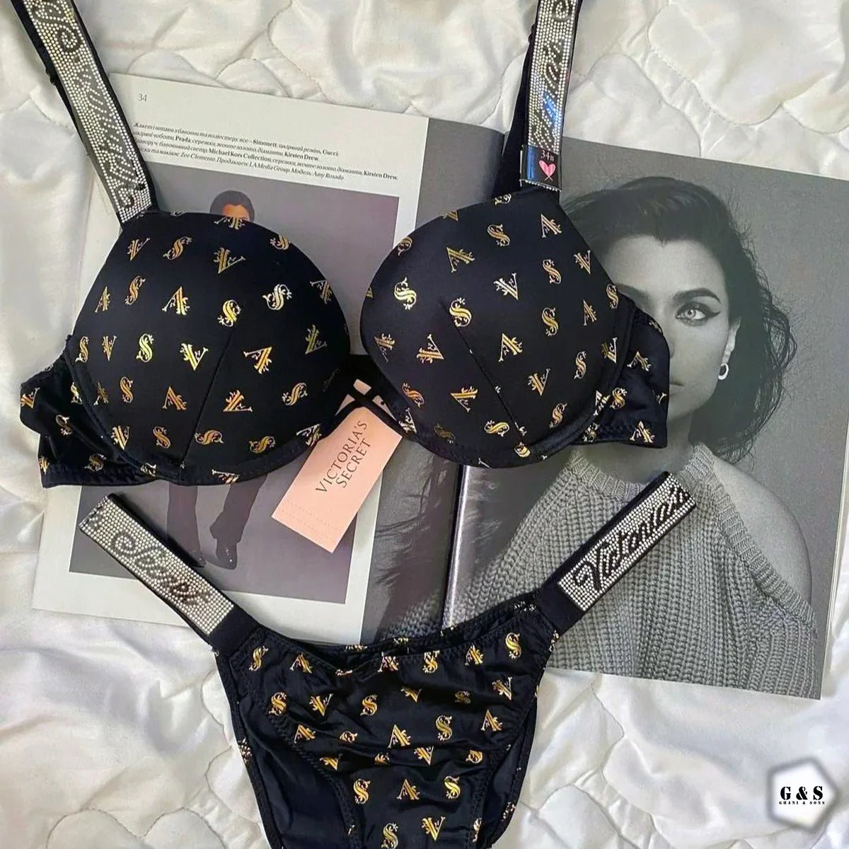 Gold Written VS Set | Victoria's Secret