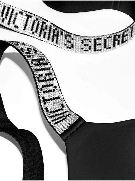 Shine Strap Push-Up Set - Black | Victoria's Secret
