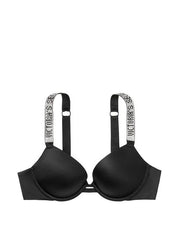 Shine Strap Push-Up Set - Black | Victoria's Secret